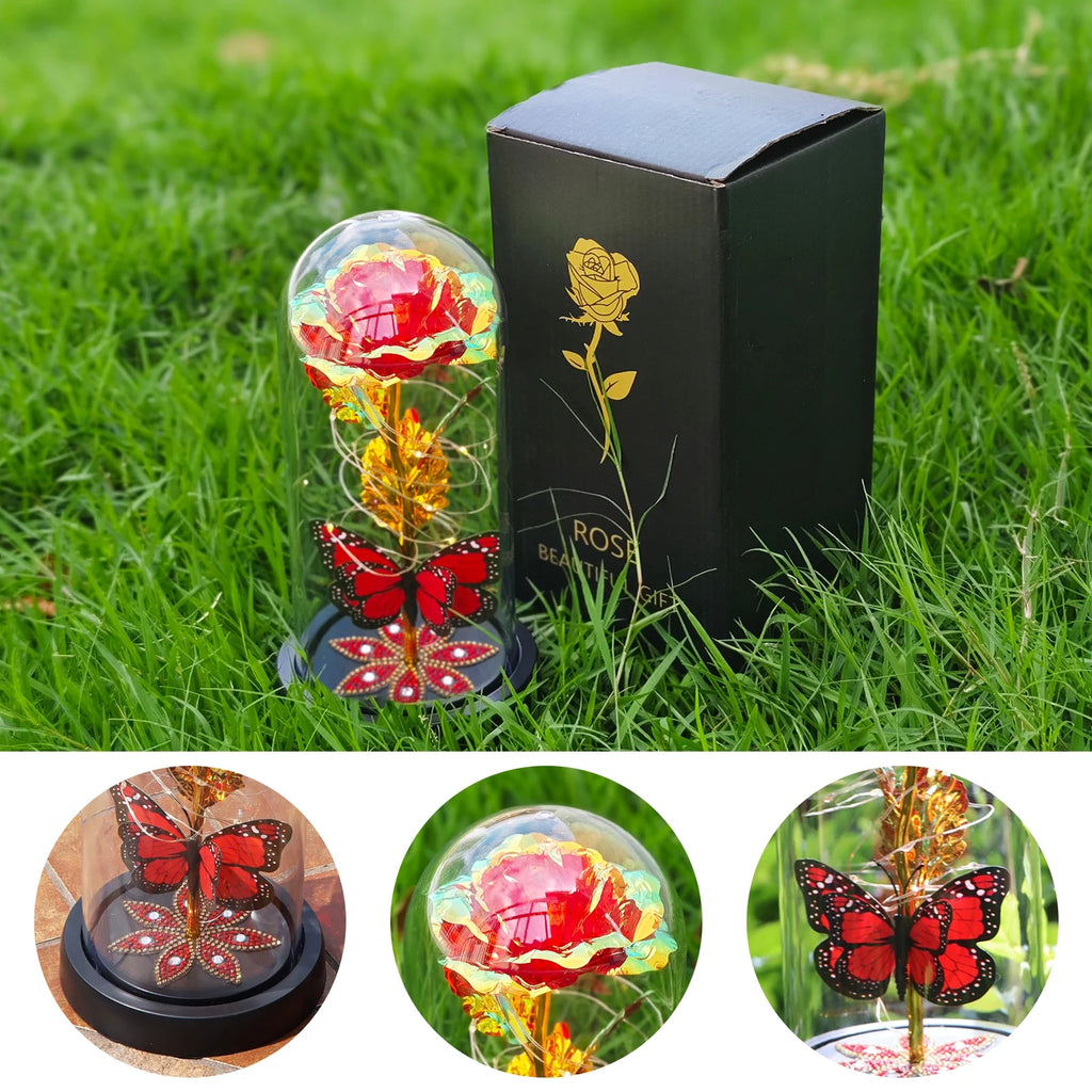 Butterfly Rose Dome